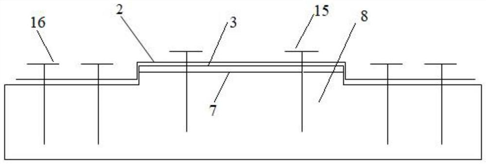 Subway turnout zone monolithic track bed settlement regulation method