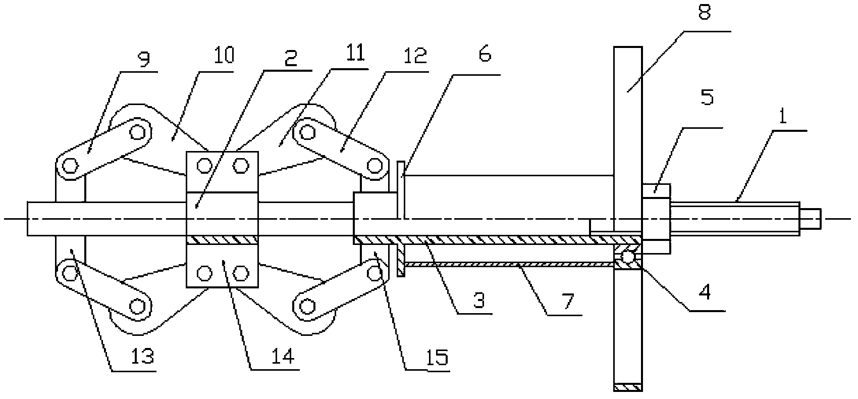 Steel pipe cutting positioning device