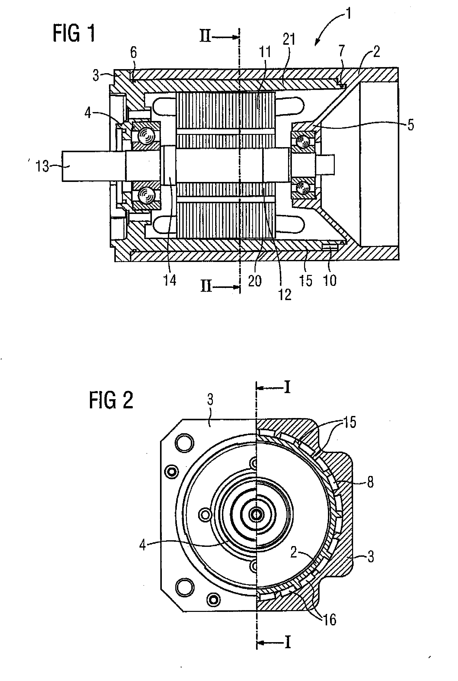 Electric machine with improved water cooling system