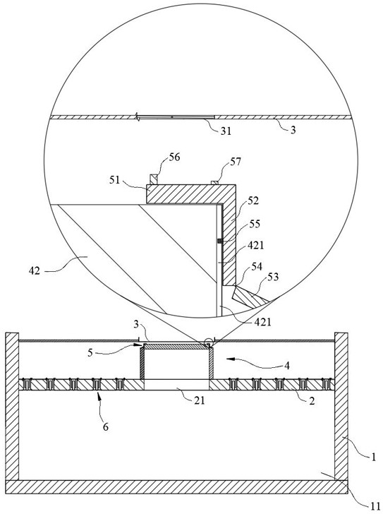 A fire-proof and explosion-proof floating plate and fire-proof method