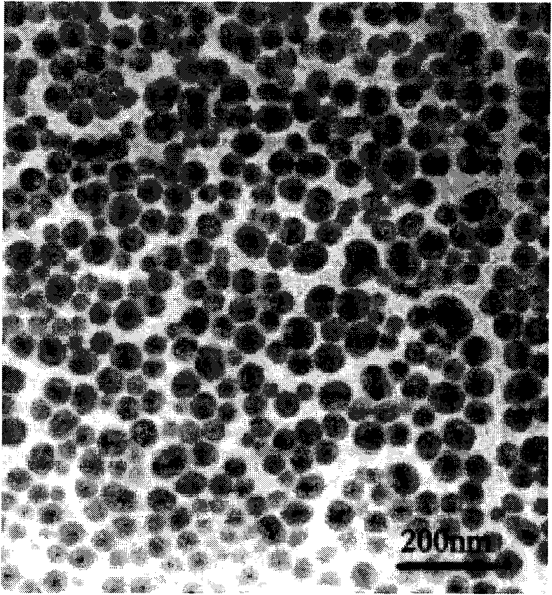 TiO2/SiO2/Fe3O4 nano particle with nuclear shell structure and manufacturing method thereof