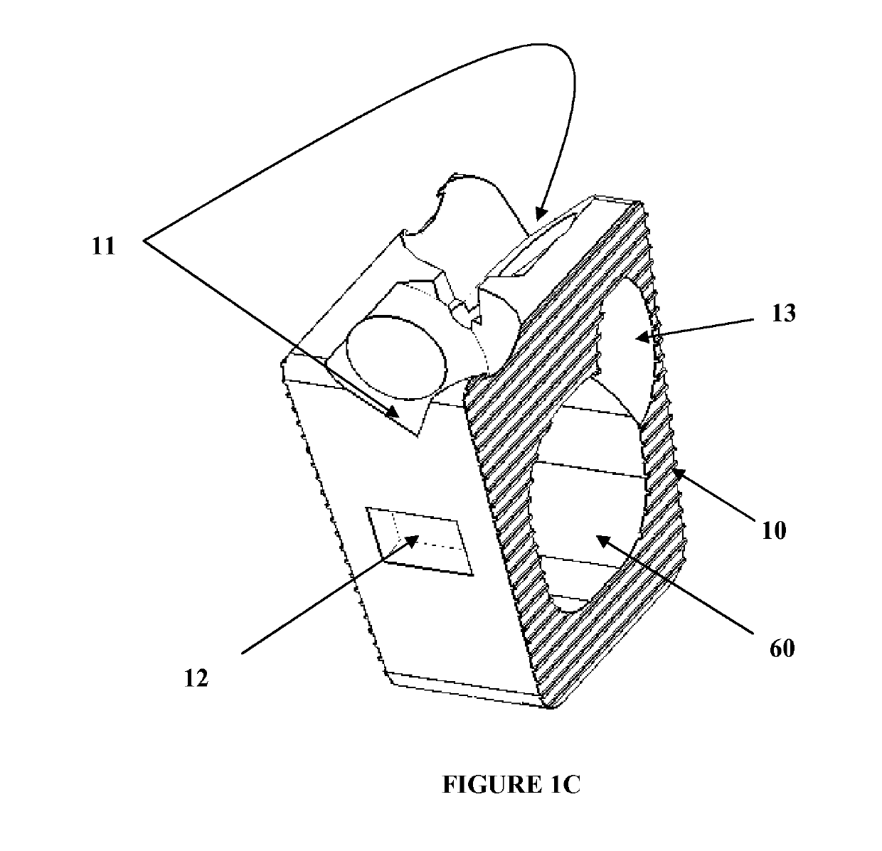 Bi-directional fixating/locking transvertebral body screw/intervertebral cage stand-alone constructs