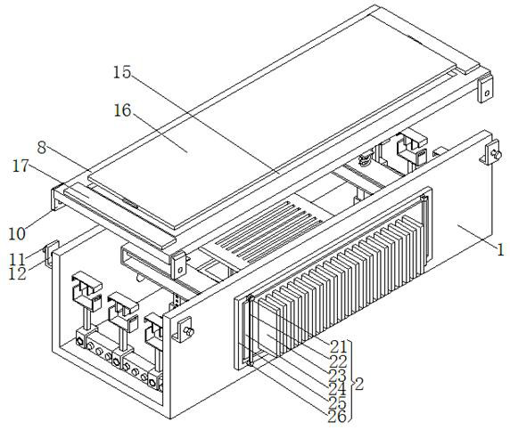 Bus duct with good heat dissipation effect