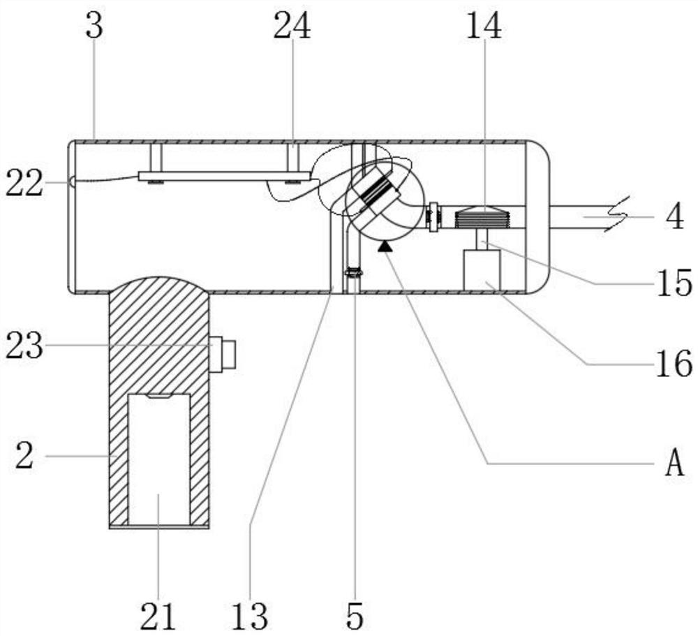 Hydrogen leakage monitoring device for hydrogen-oxygen fuel cell