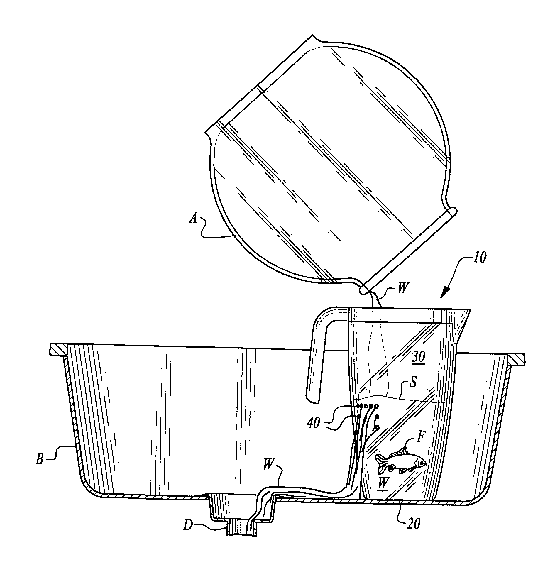 Fishbowl cleaning method and apparatus