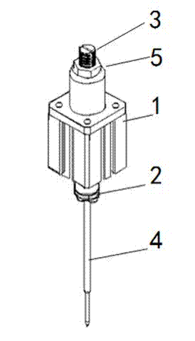 Opening and closing mechanism for esters coating valve