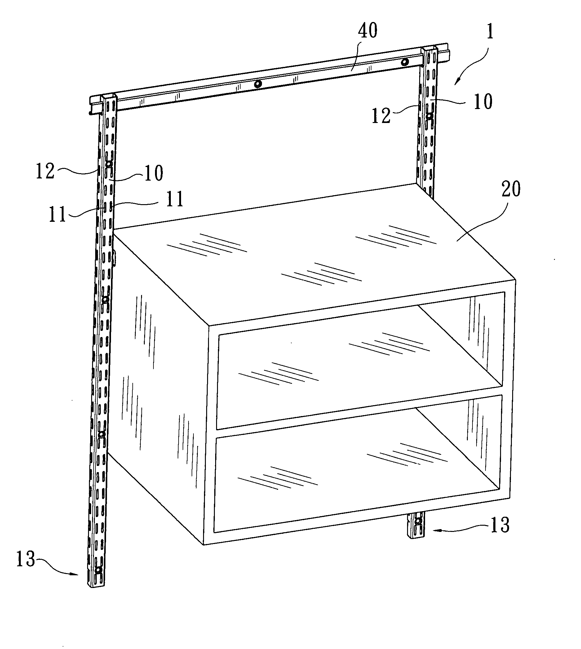 Wall-mount rack