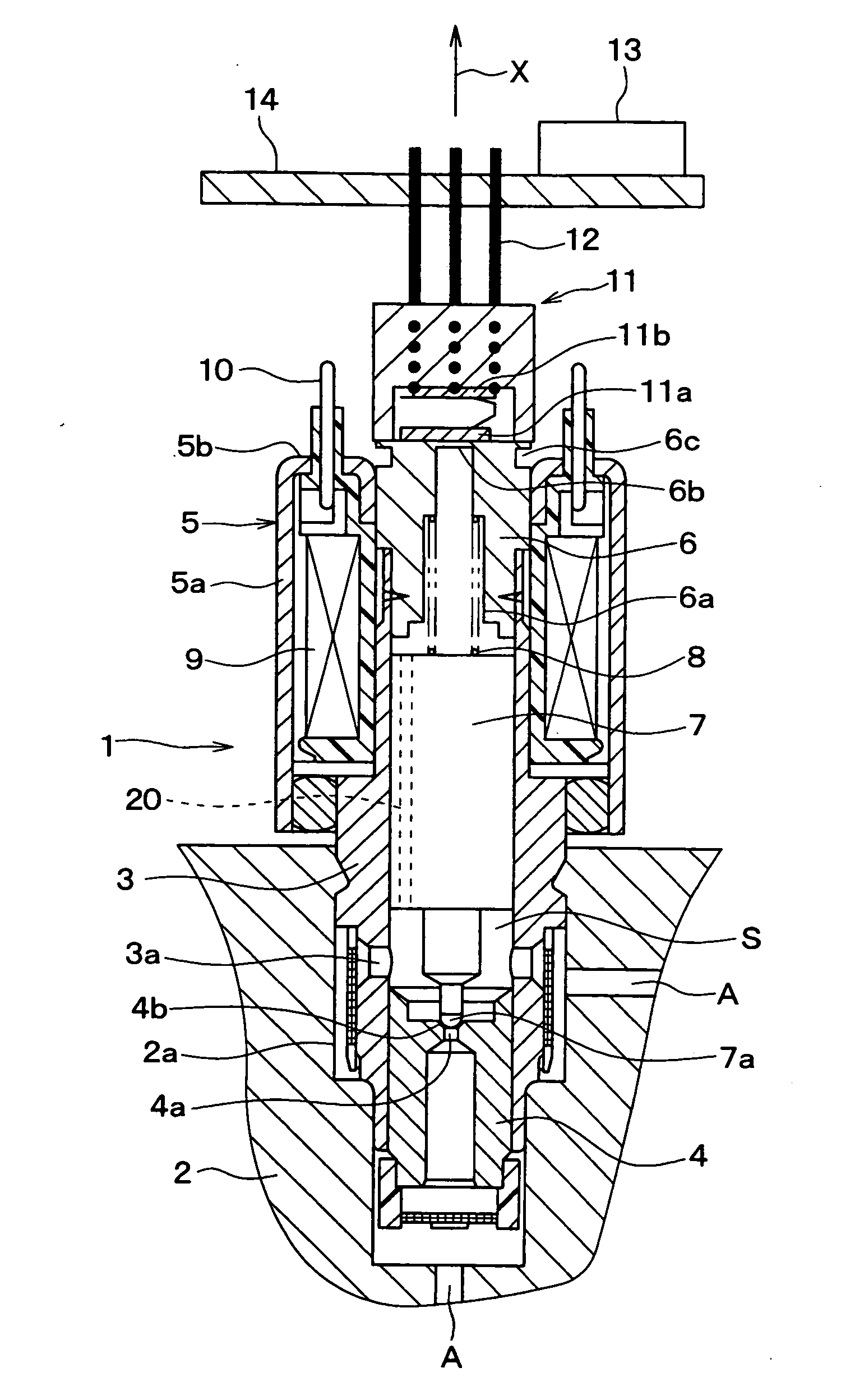 Electromagnetic valve and method for manufacturing the same