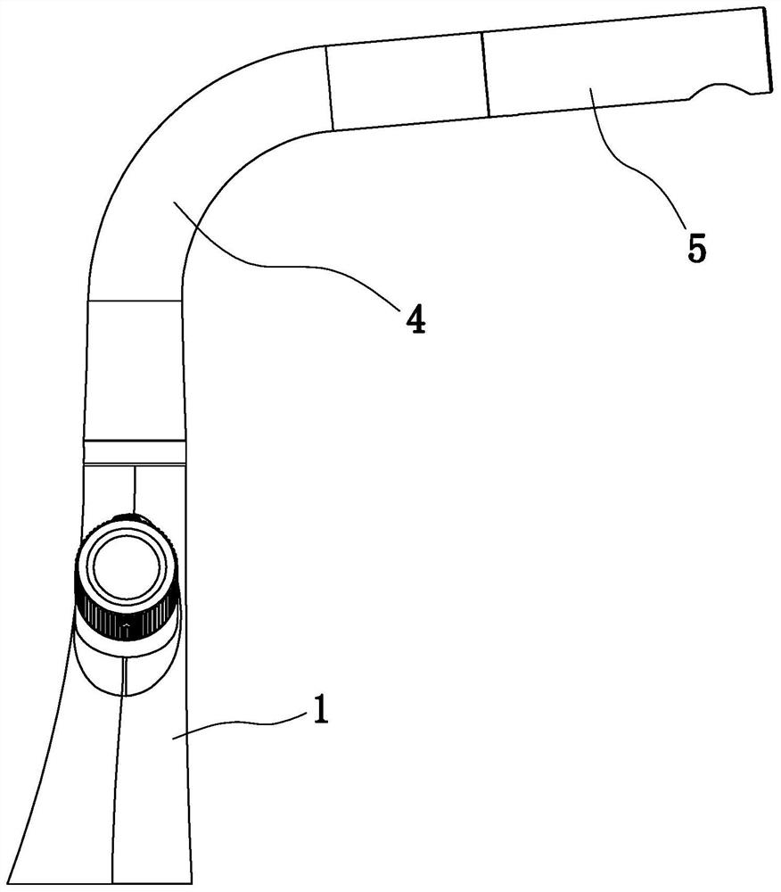 Constant-temperature basin faucet capable of rotating