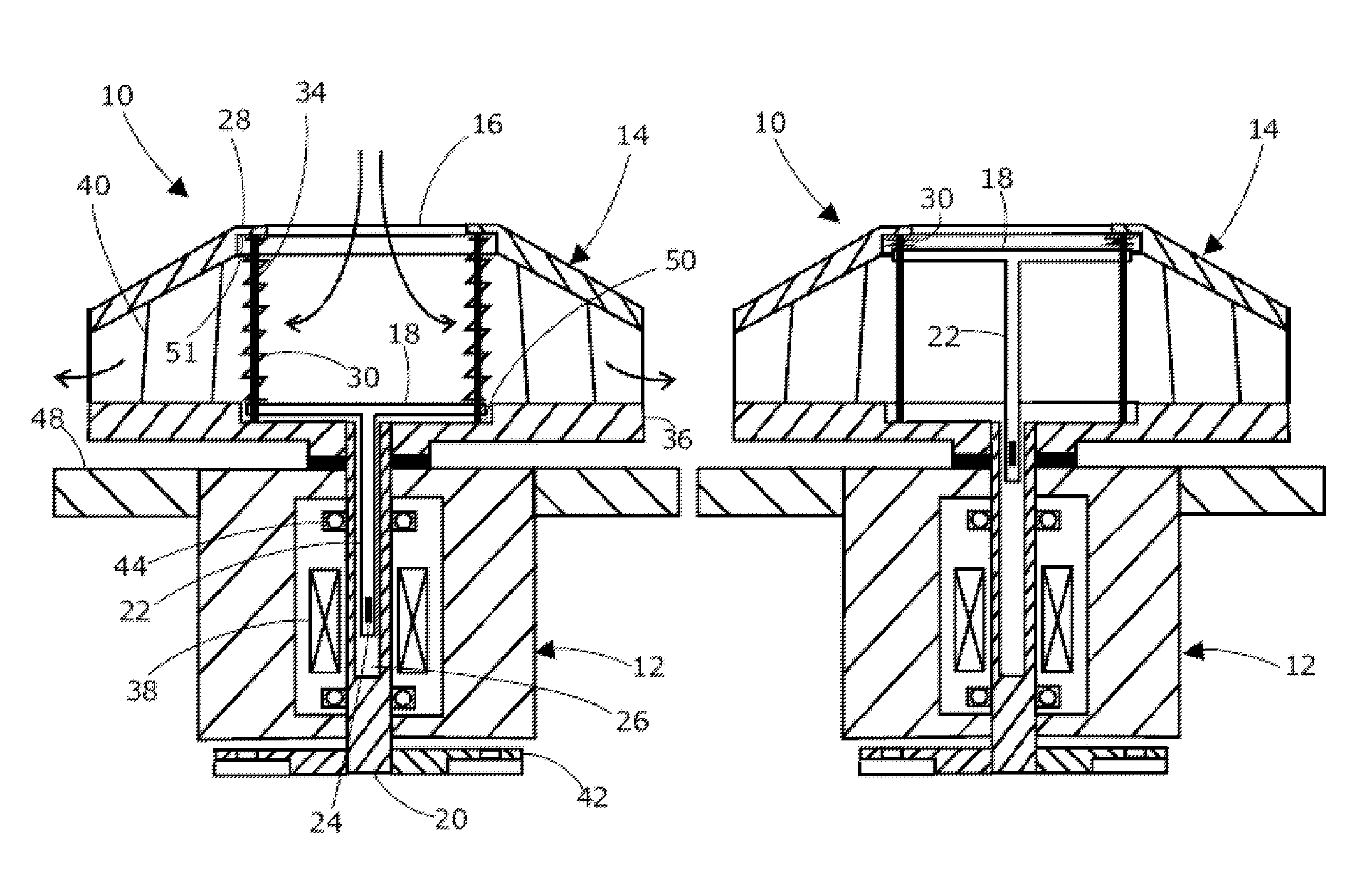 Mechanical coolant pump