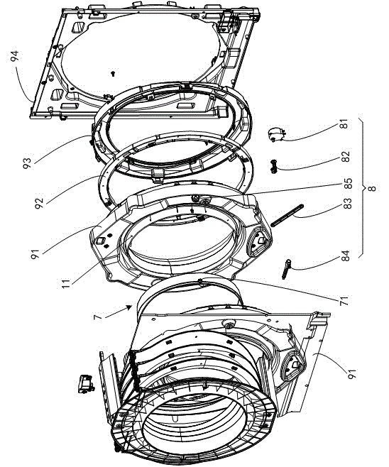 Air conditioner air supply device with air direction adjusting function and air conditioner