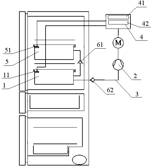 Vacuum preservation system and control method thereof