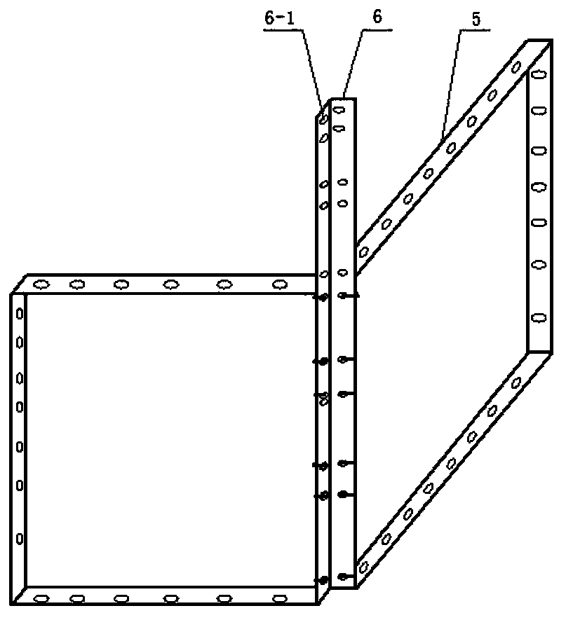 Electric transmission line iron stand foundation and construction method