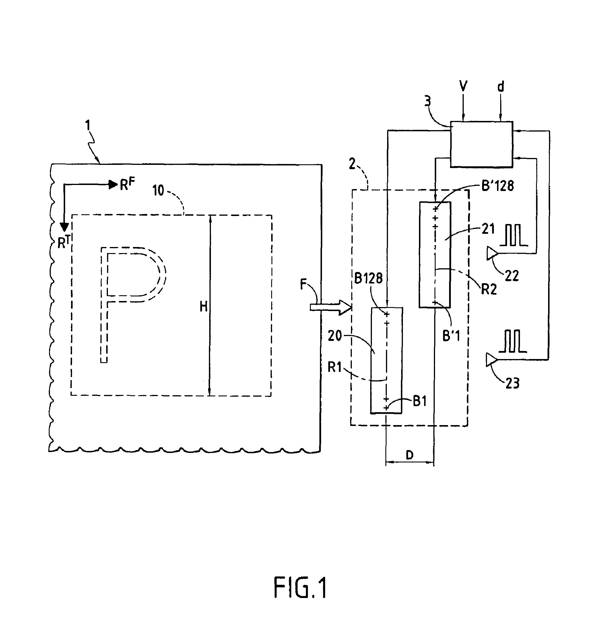 Postal printing device with facilitated reading