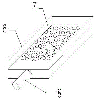 Argon shielding device for titanium material welding and usage method of device