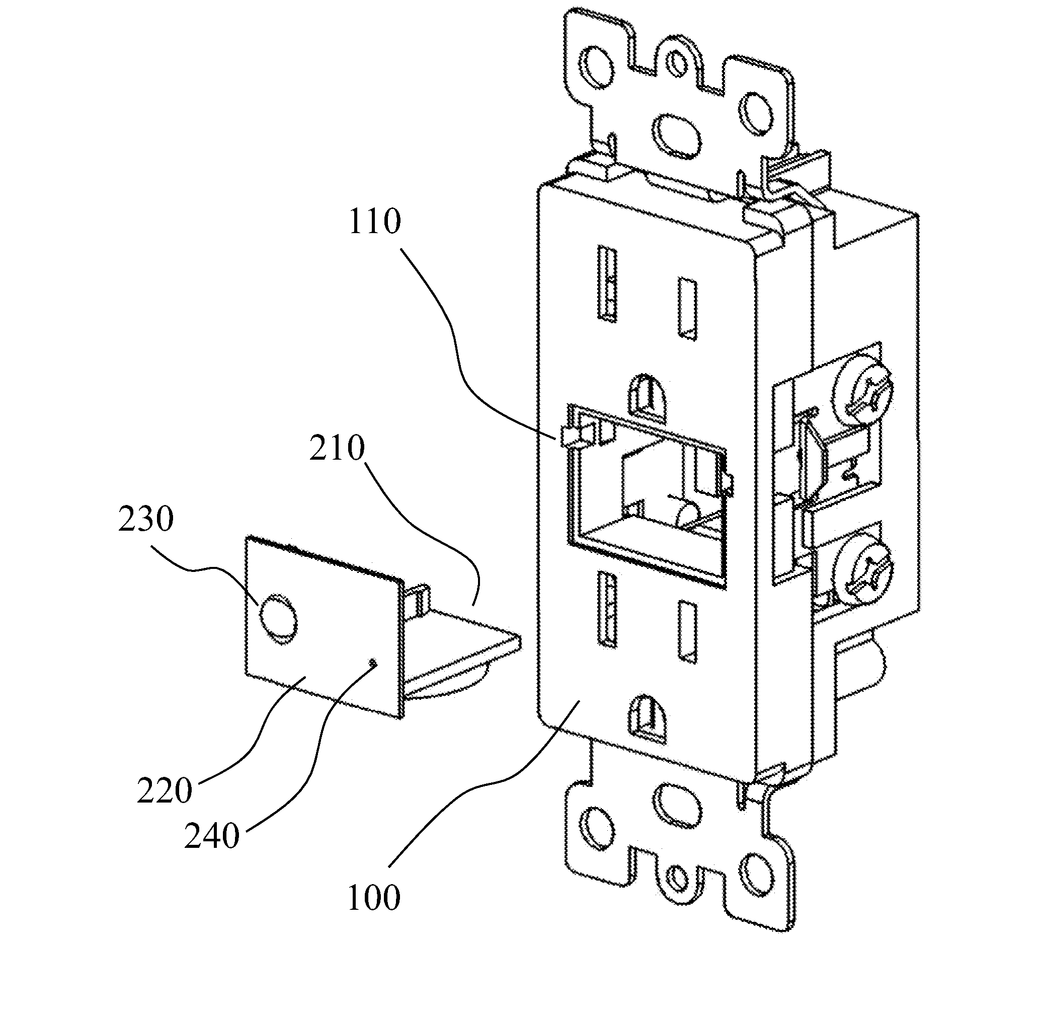 Configurable safety light receptacle