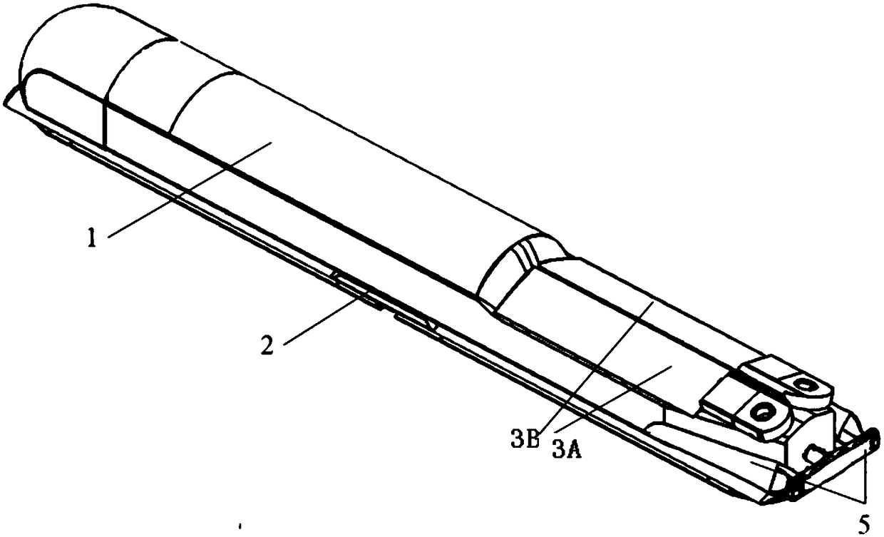 Cylinder type launch folding wing unmanned aerial vehicle and launch method thereof
