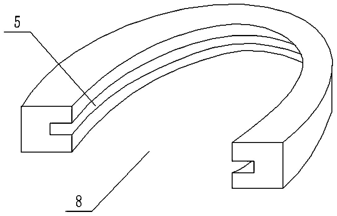 Installation device for plastic seal for styrofoam injection hole of antenna element shell