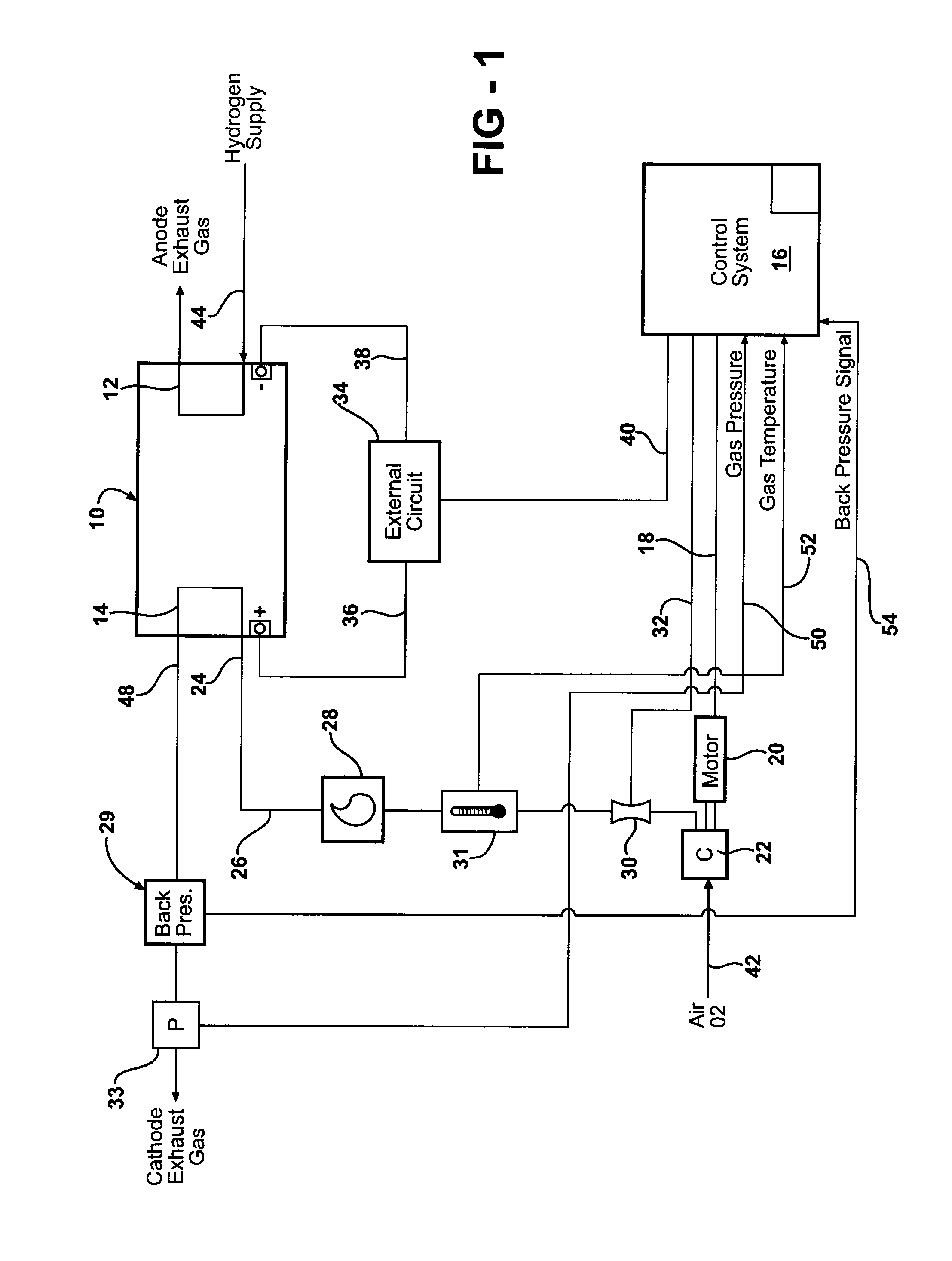 Method for managing fuel cell power increases using air flow feedback delay