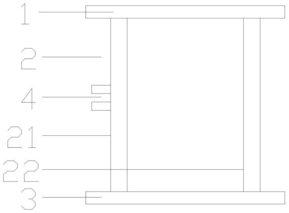 Beam slab temporary support capable of achieving simple supporting first and then continuous operation and using method thereof