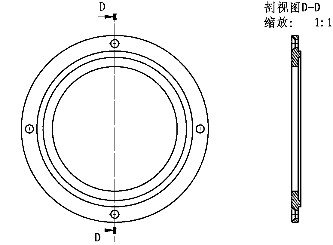 A centrifugal force loading device for a bearingless rotor flexible beam