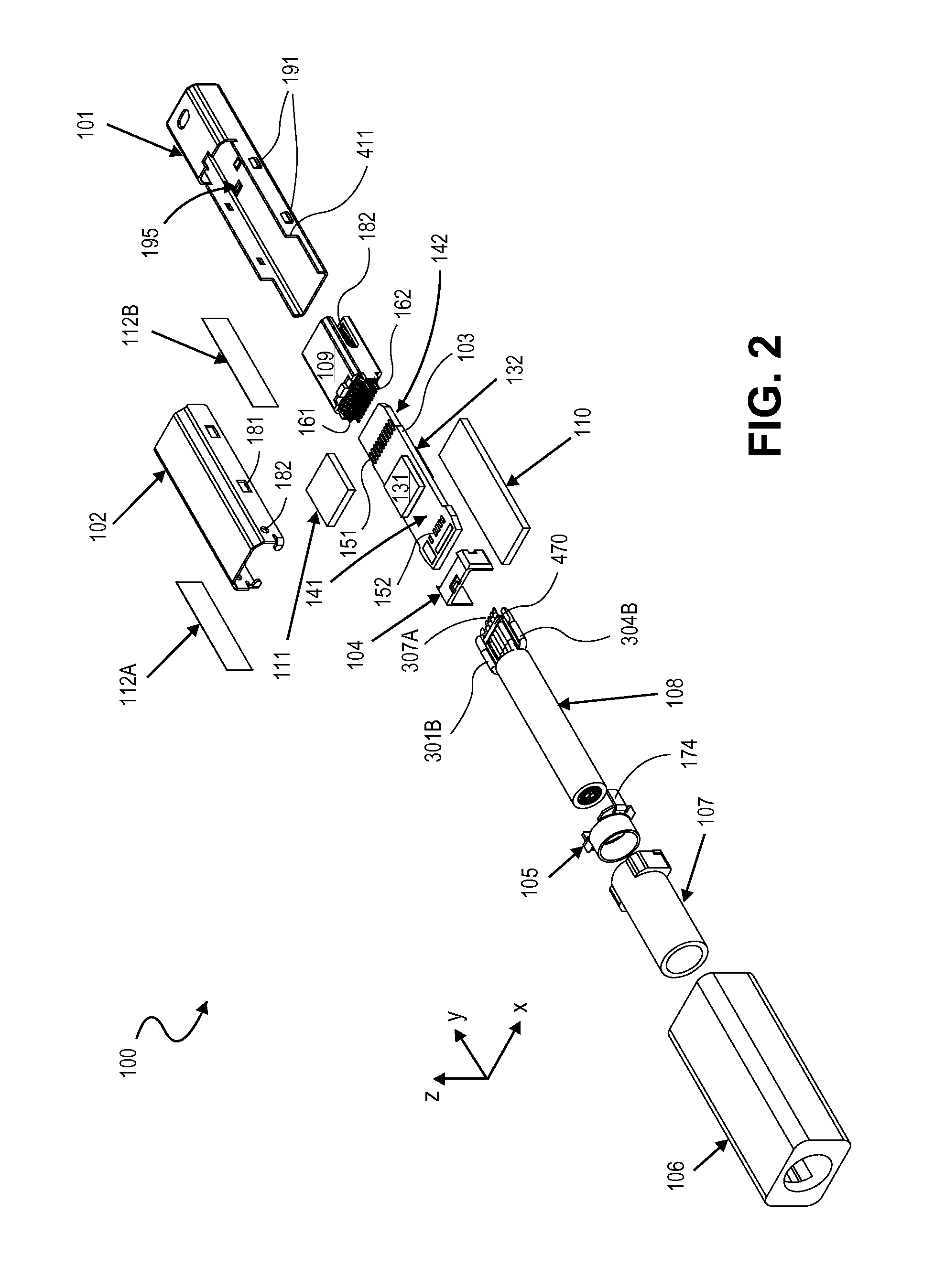 Active electrical communication cable assembly