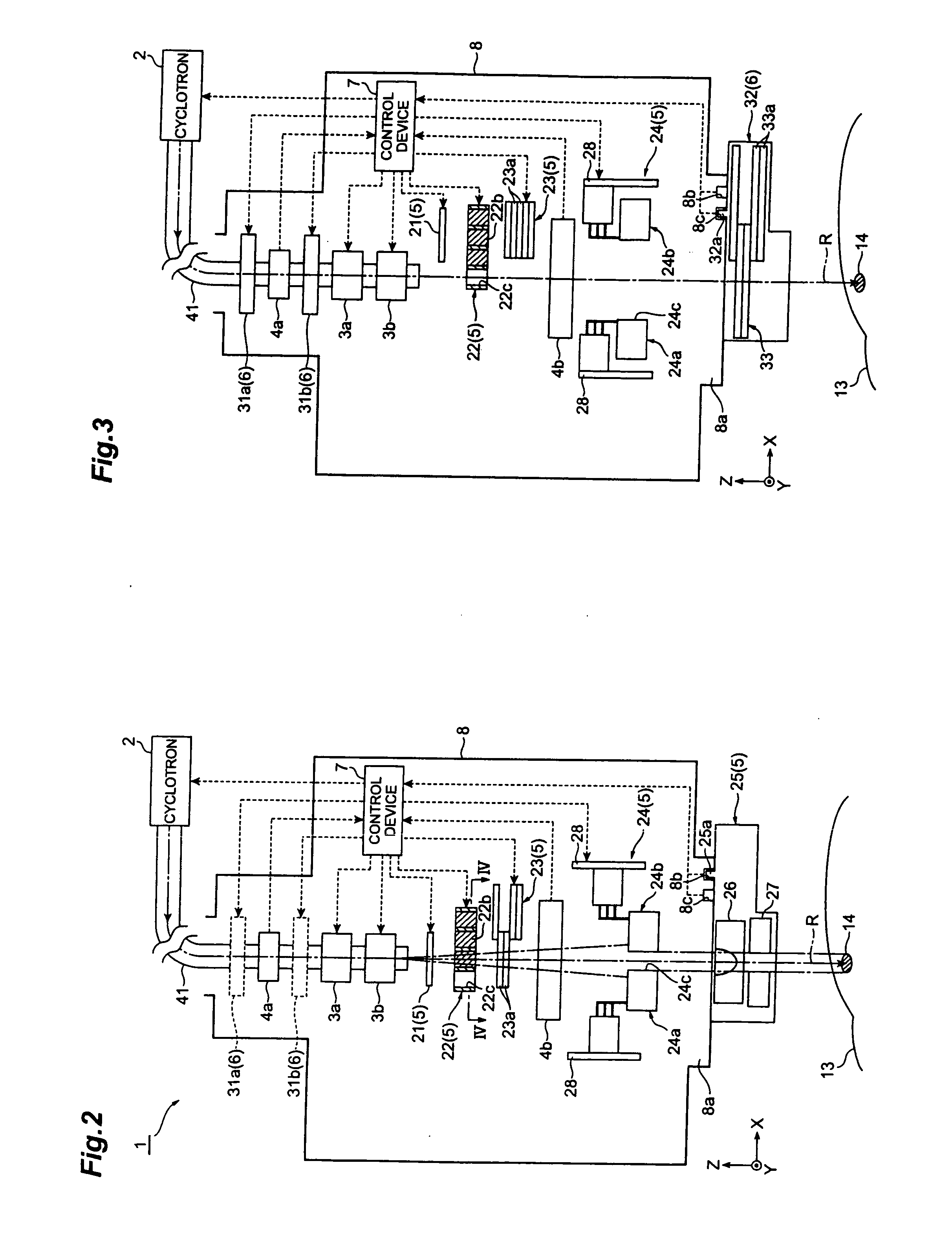 Charged particle beam irradiating apparatus