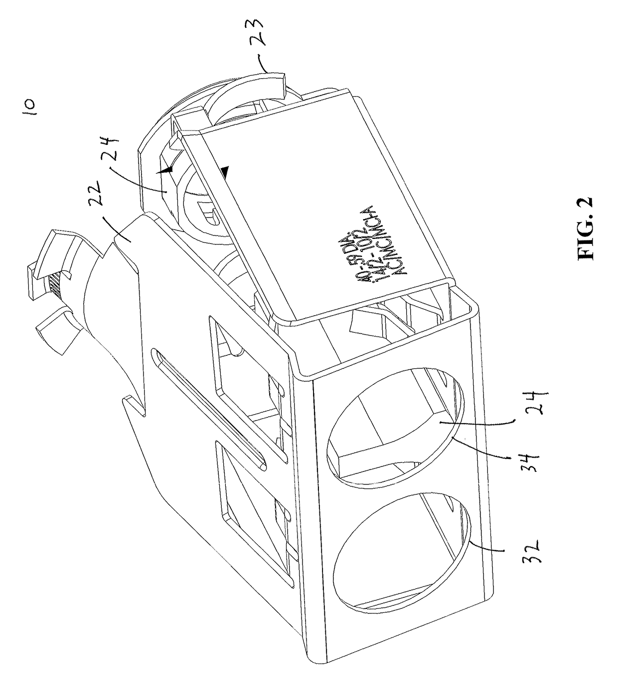 Duplex electrical connector with insert