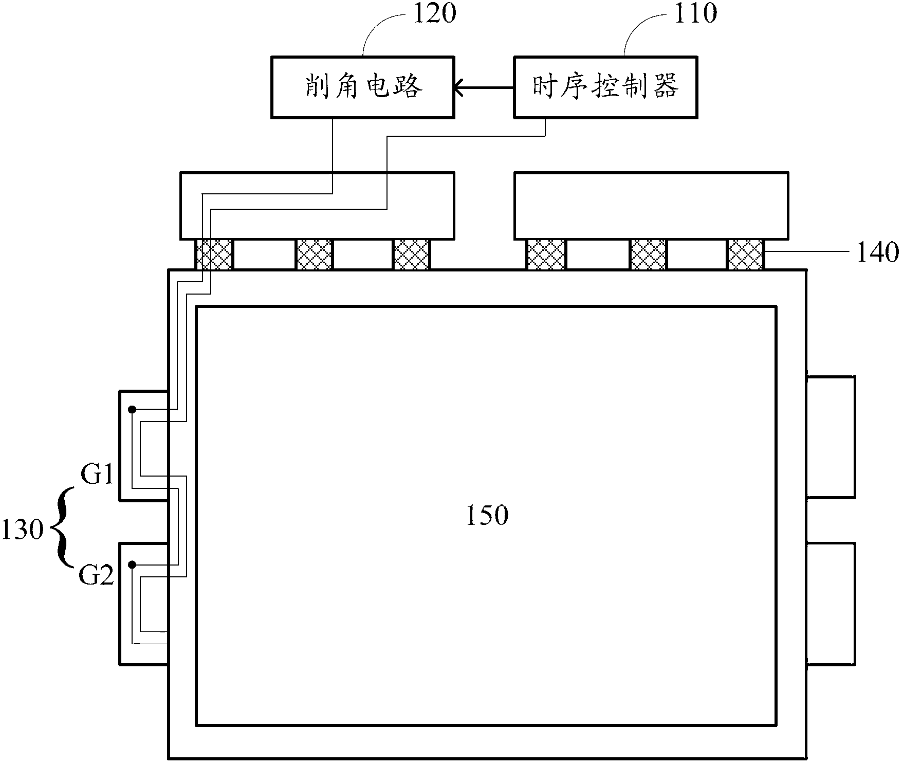 Chamfering circuit and control method thereof