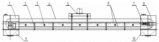 Bidirectional trough type conveyor