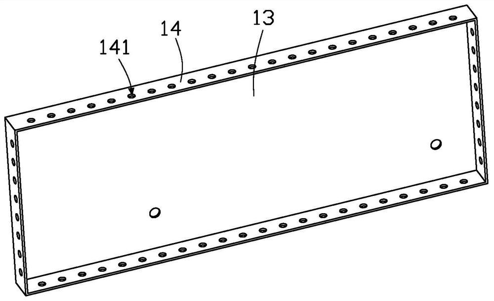 Groove pressing structure and template system