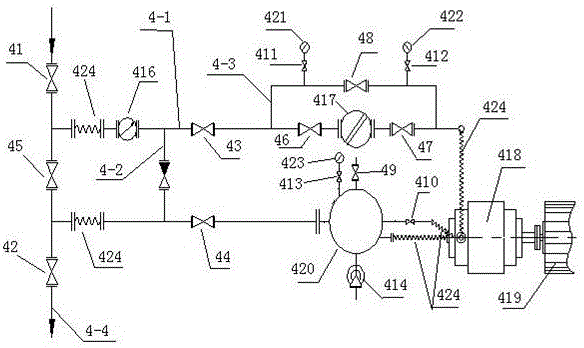 A gas well single well gas recovery system and its low-pressure extraction method