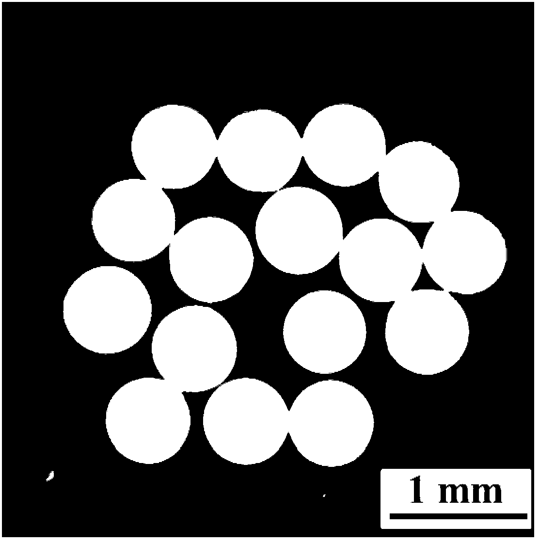 Method for preparing polymer fluorescent microsphere