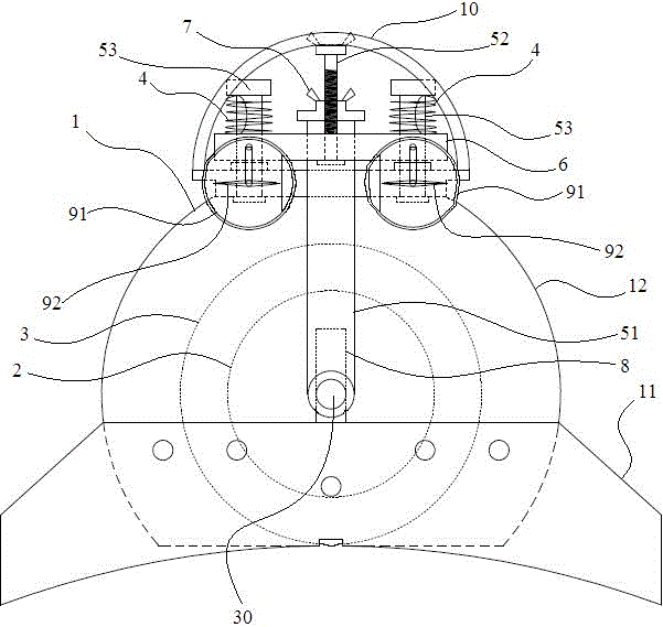 Weld reinforcement grinding machine