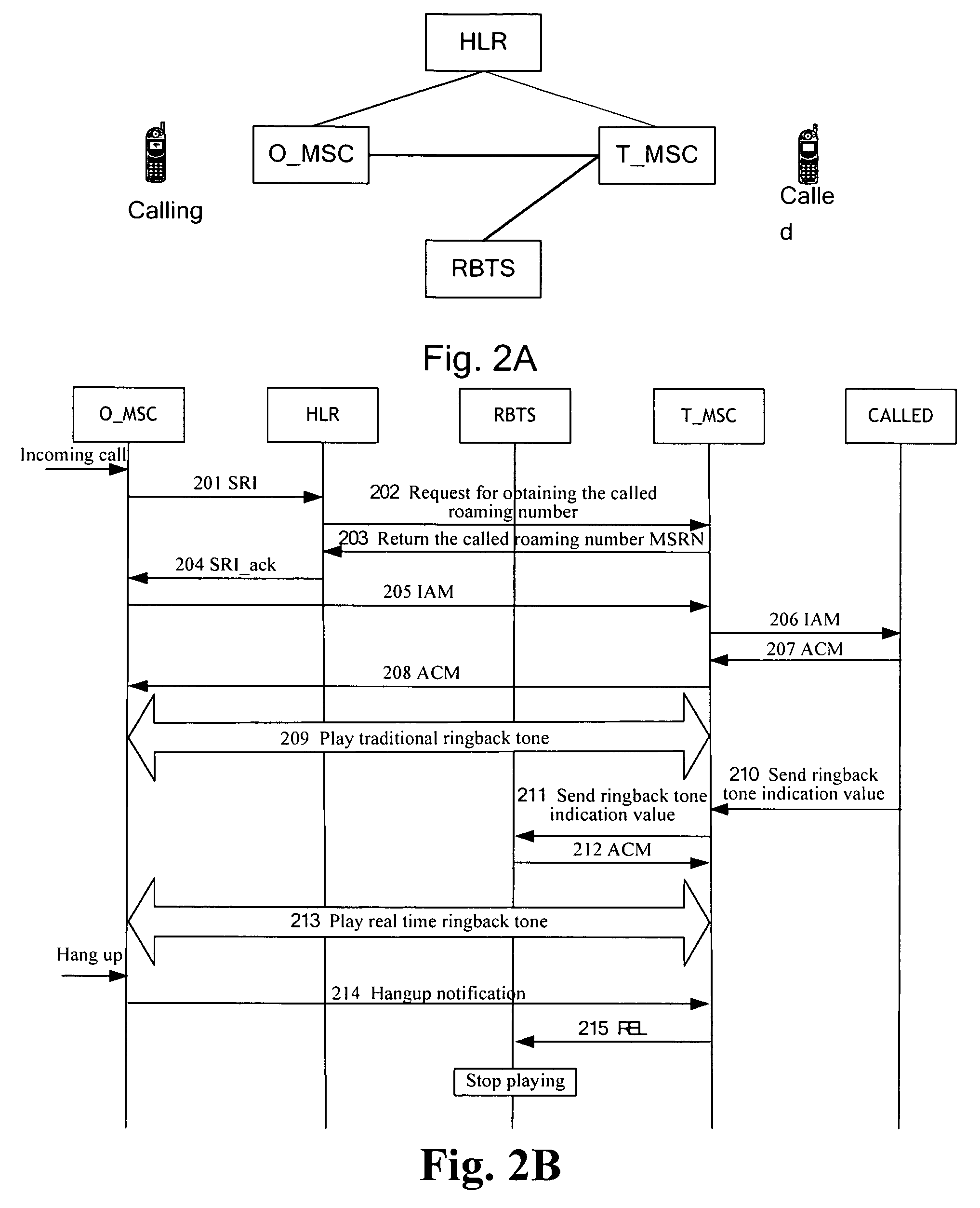 Method and system for providing real time ringback tone, and terminal thereof