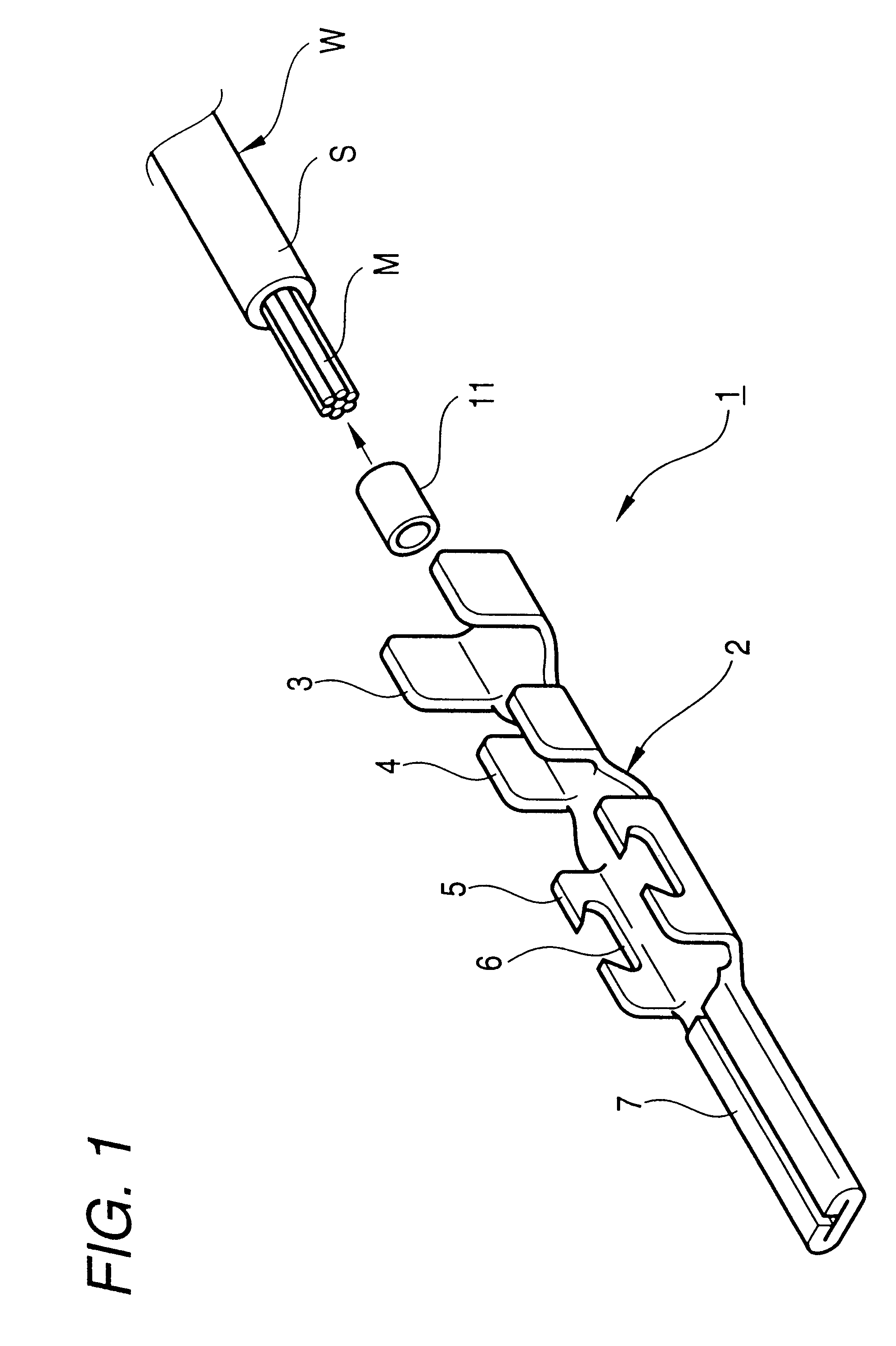 Method of and structure for connecting electric wire and connecting terminal