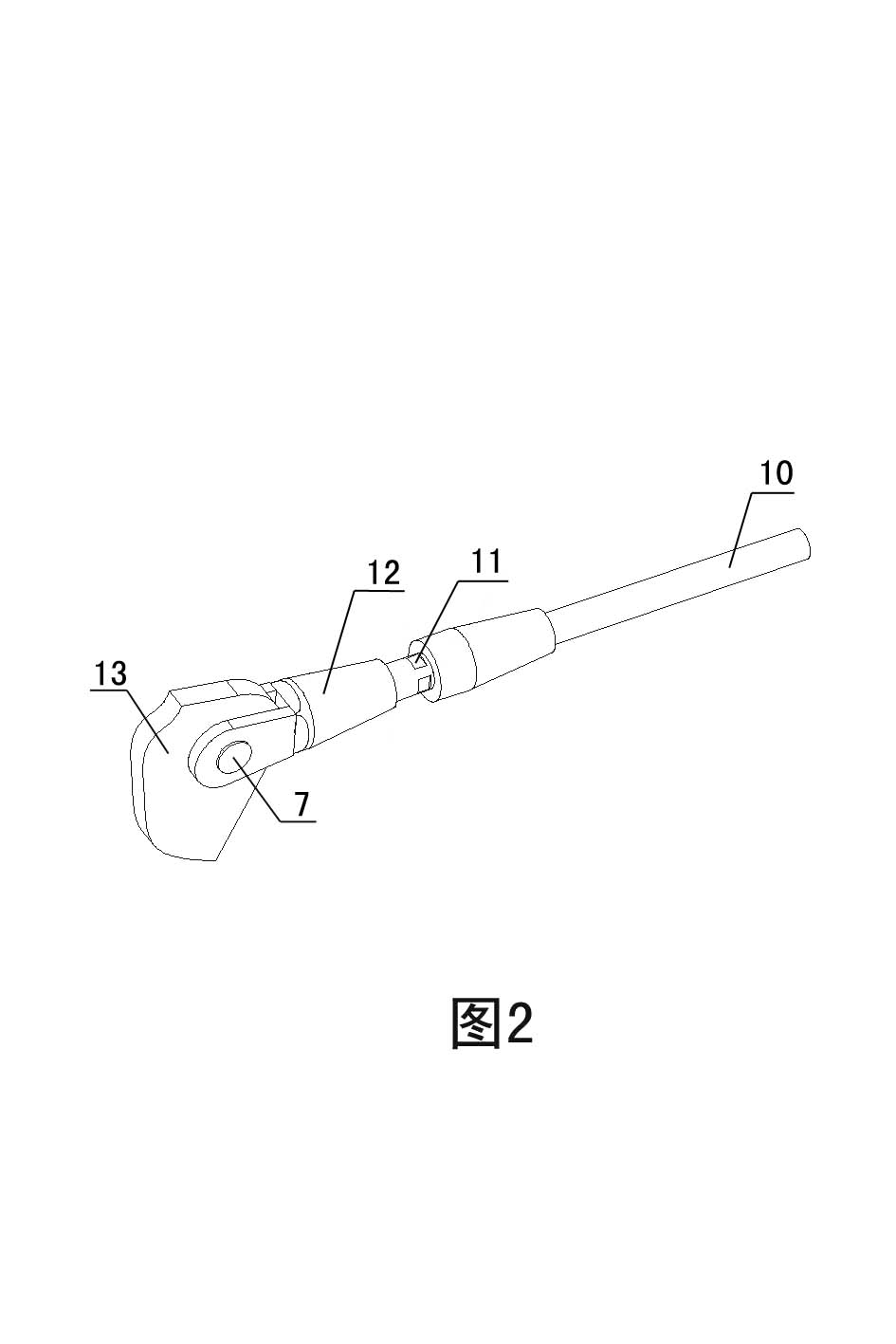 U-shaped tool device for prestressed steel structure tensioning construction and construction method