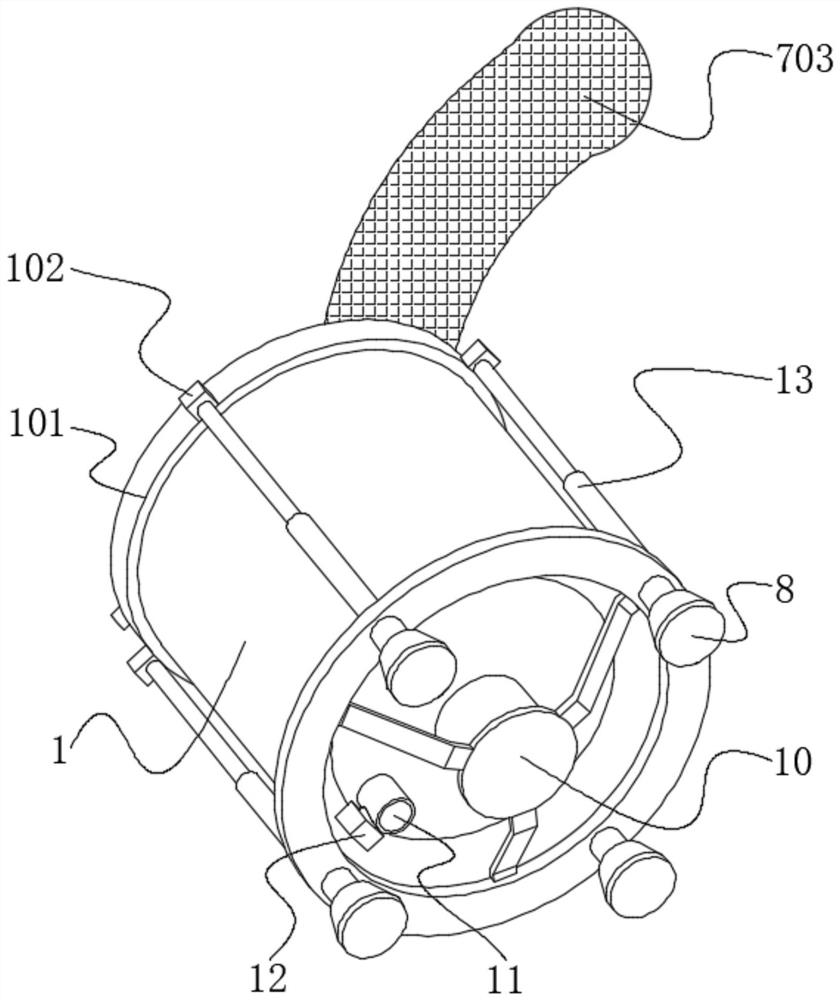 A cleaning and cutting device for decoction pieces of traditional Chinese medicine