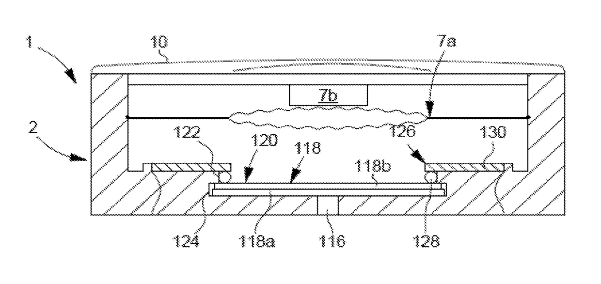 Semi-impermeable closure device