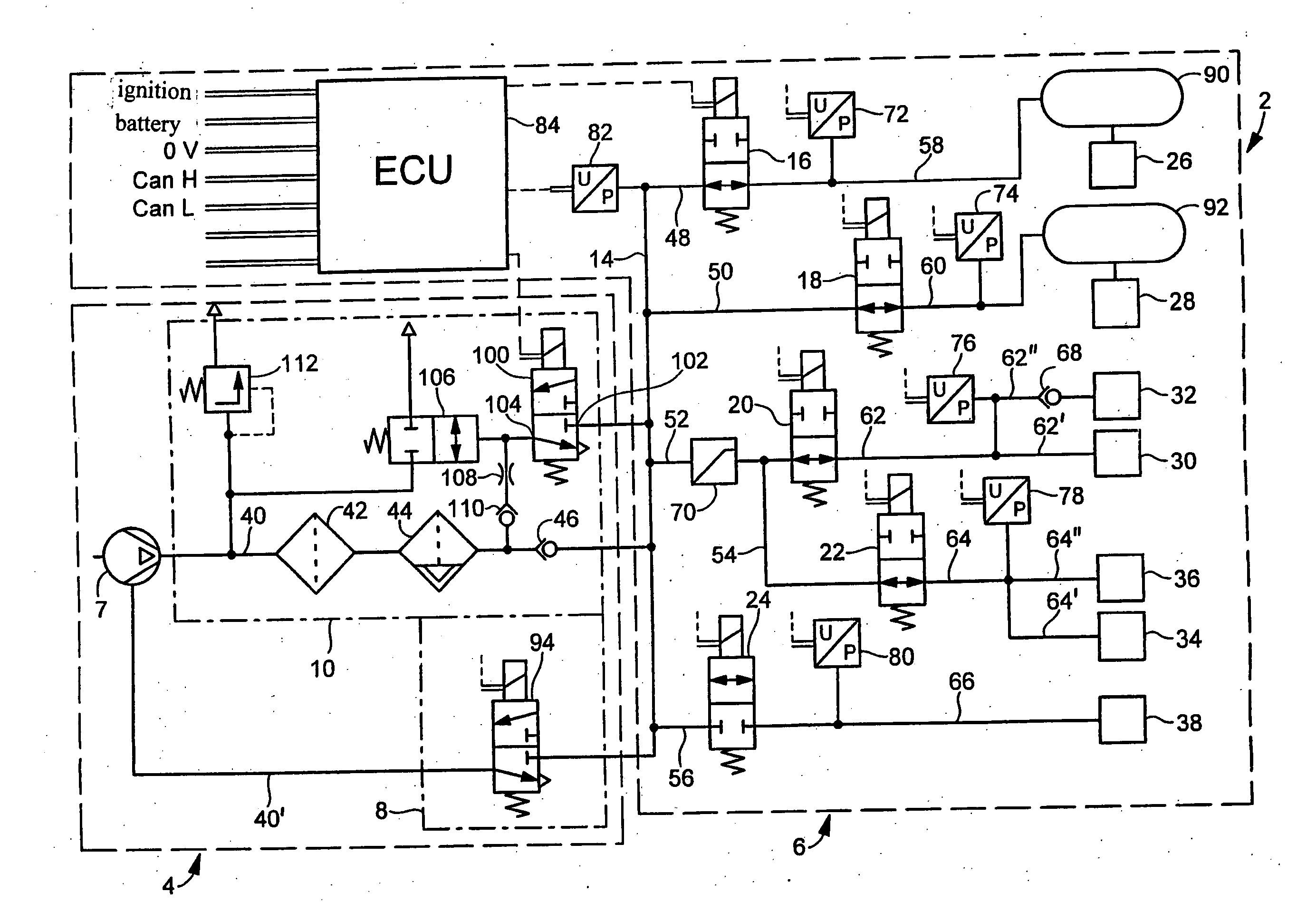 Electronic Compressed-Air System