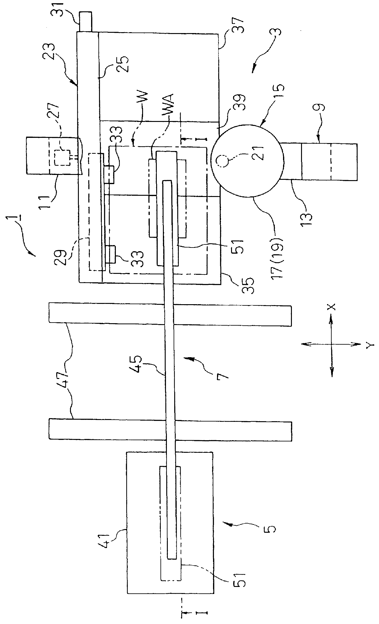 Punched plate material carrying-out system