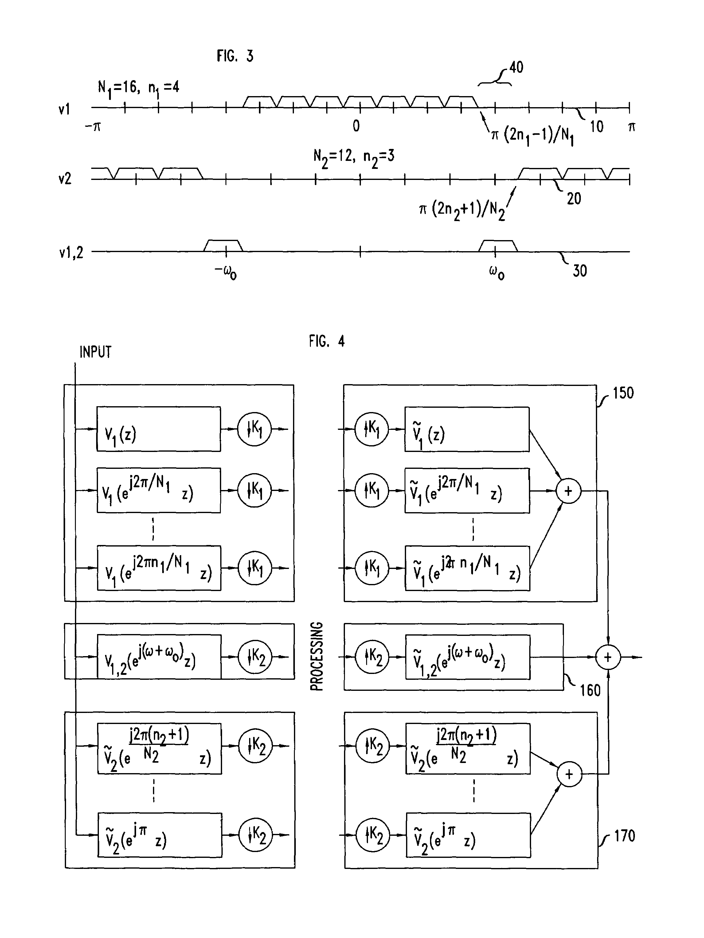 Nonuniform oversampled filter banks for audio signal processing