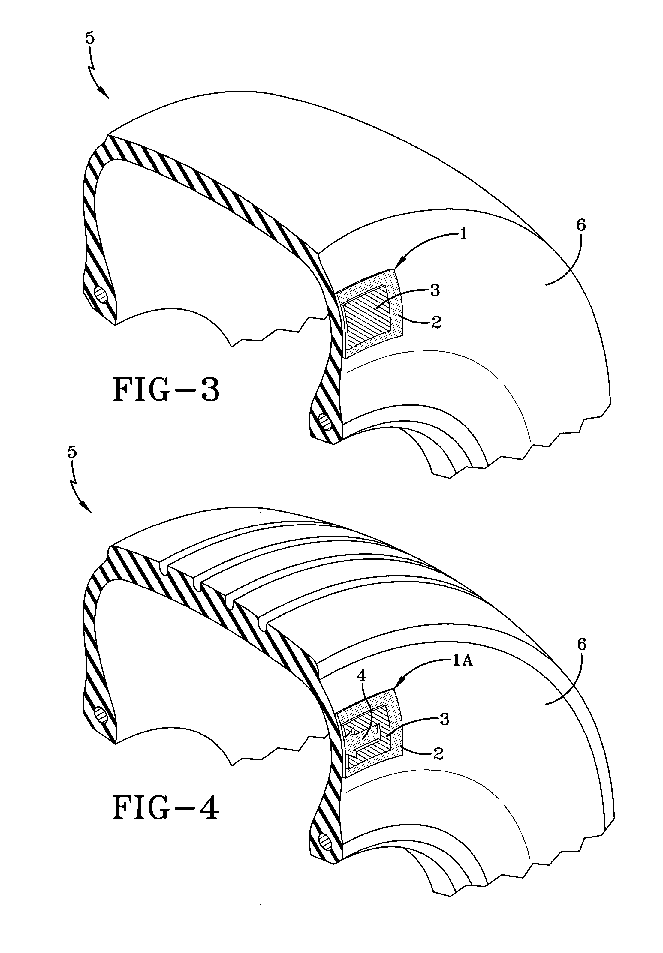 Tire having sidewall with integral colored marking composite