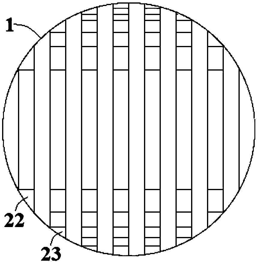 Treatment device of sludge-containing small-molecule volatile organic gas