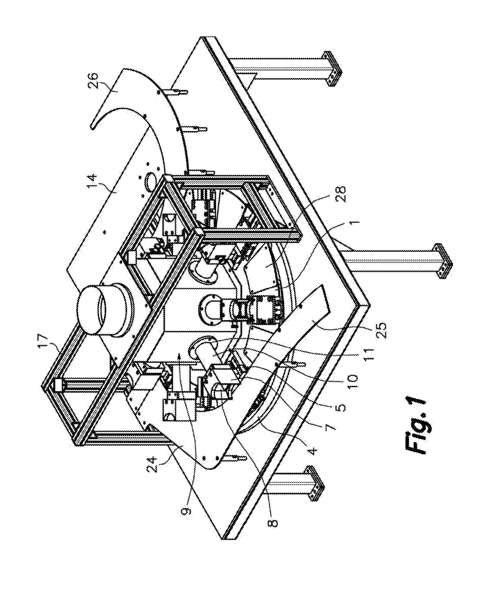Rotary Conveyor with Change of Pitch for Transferring Containers