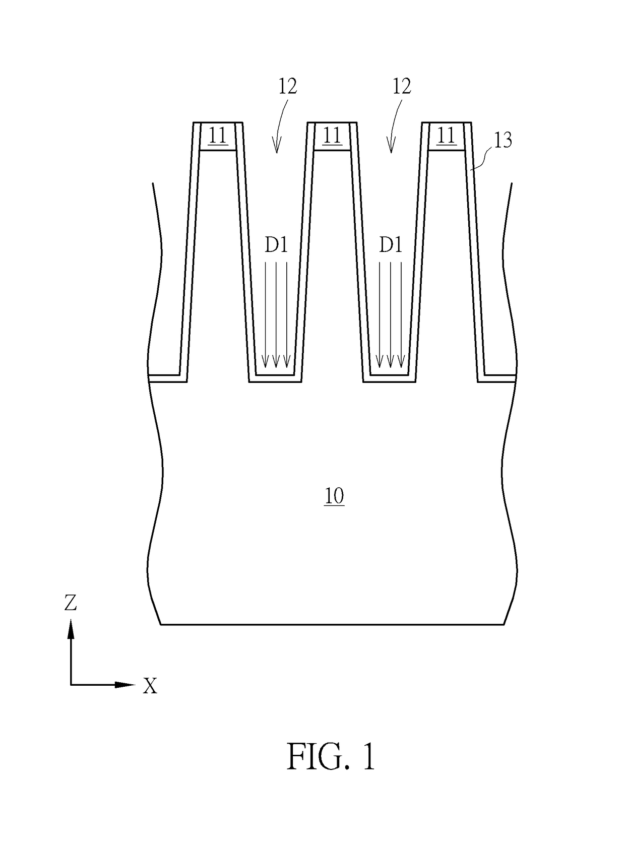 Silicon buried digit line access device and method of forming the same