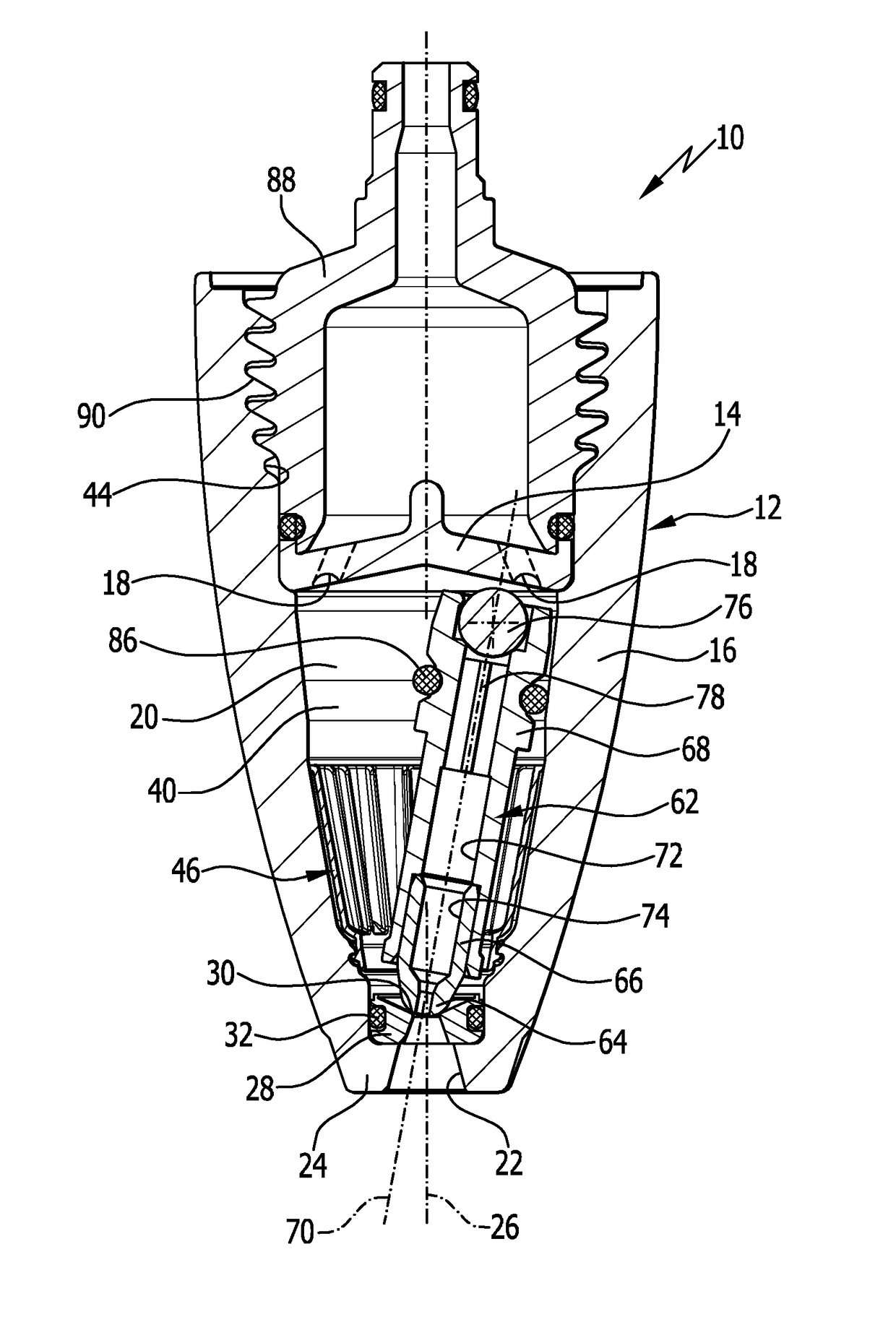 Rotor nozzle for a high-pressure cleaning apparatus