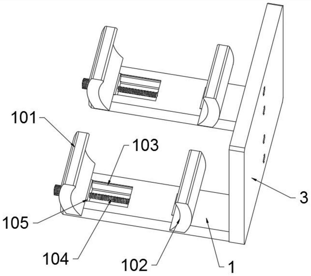 Post-operation dressing change mark posture pre-adjusting device for anorectal department