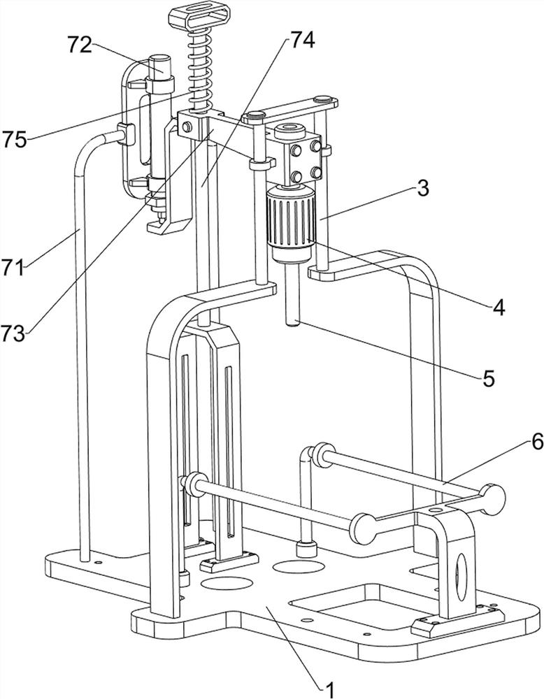 Automatic wood stick drilling device for furniture