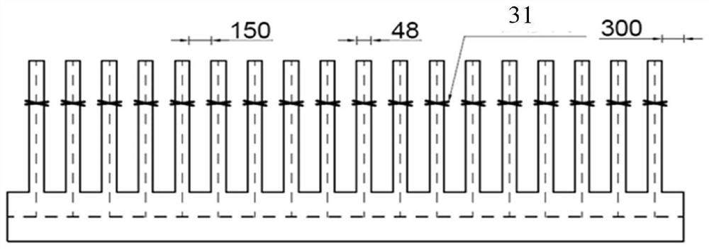 A water supply joint adjustment system for bridge piers and abutments